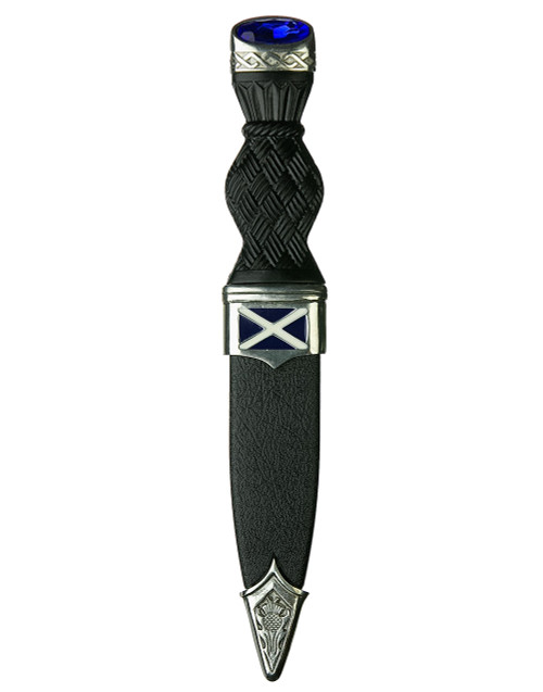 Saltire Sgian Dubh with Blue Stone
