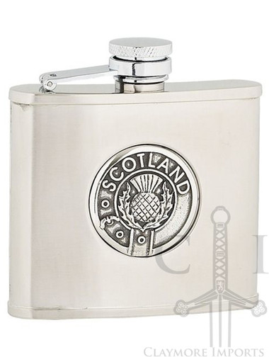 Scotland Stainless Steel Flask - 4oz