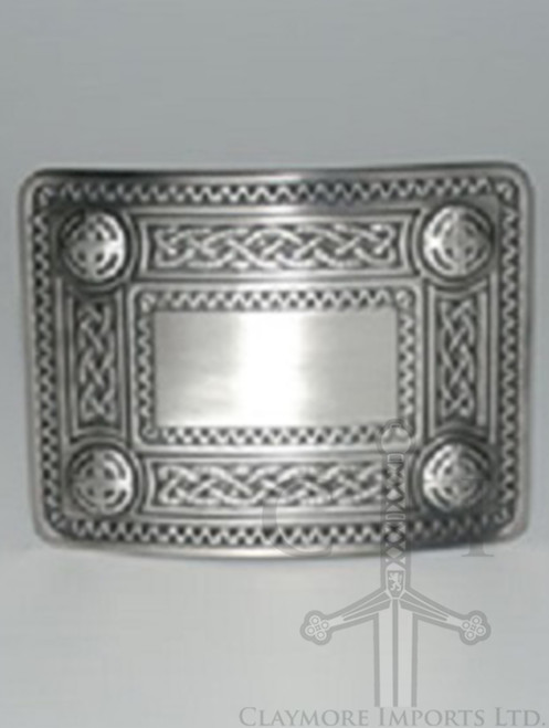 GMB87ASB Boys Celtic Knot Buckle (Antique)