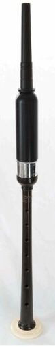 MPC6 McCallum Blackwood Standard Length Plain Alloy Ferrule with Im Ivory Sole Practice Chanter