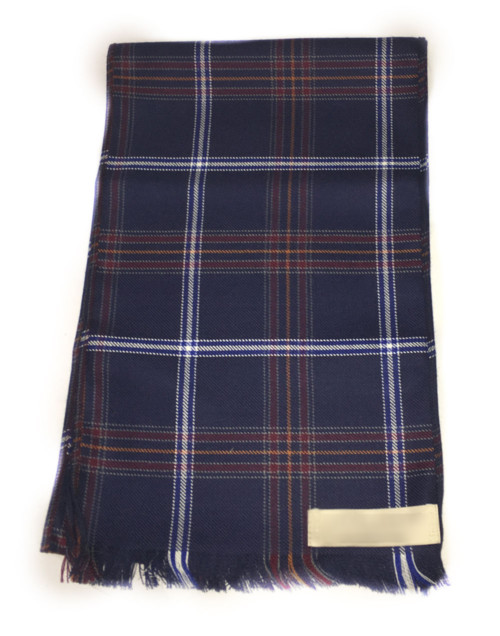Jewish Tartan Oversized Scarf or Sash
