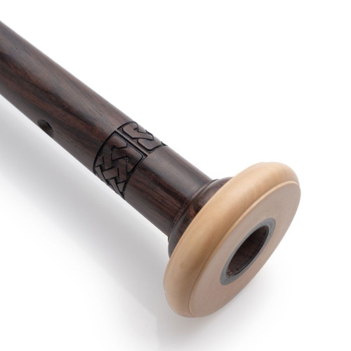 Peter Henderson Heritage Thistle Engraved Blackwood Practice Chanter with Boxwood Sole