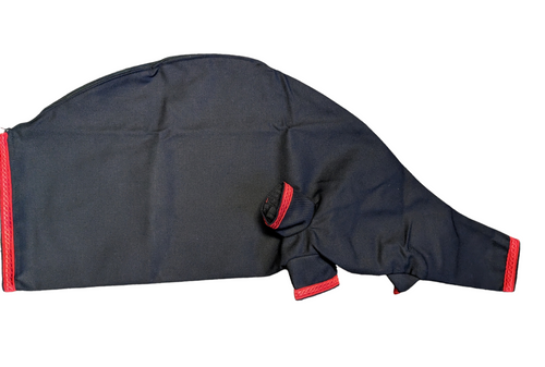 Bagpipe Bag Cover with Trim, Zipper, and Grip Patch