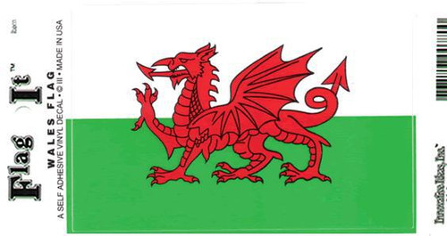 Welsh Dragon Flag Decal