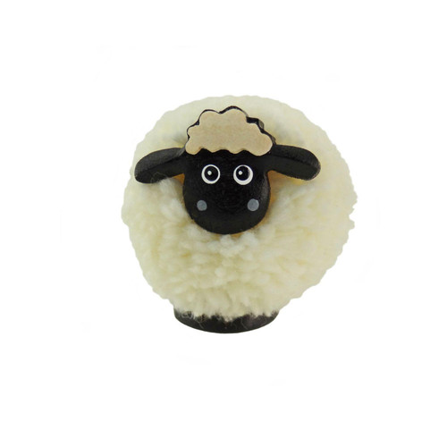 Wooden Sheep Magnet