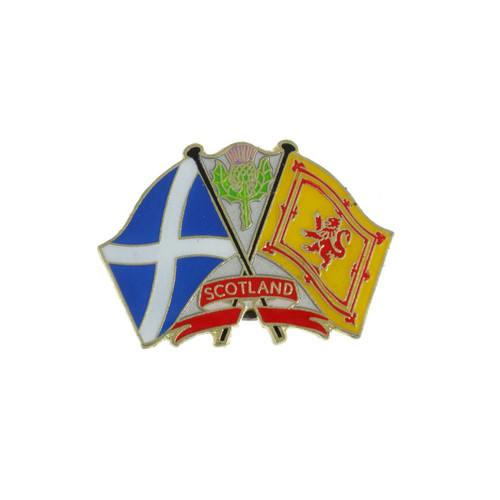 Flags of Scotland Pin Badge