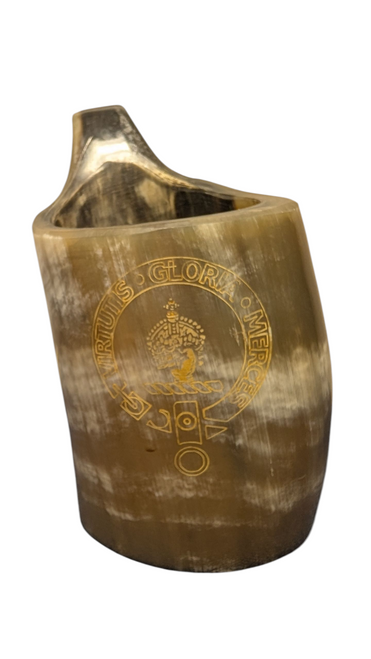 Clan Robertson Oxhorn Mead Tankard - Light