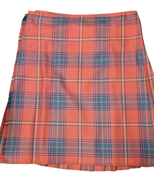 Like New Top Stitch Kilt: County Galway 32"-35"W x 23"L