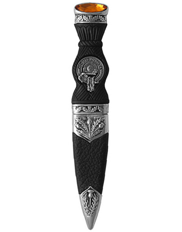 Clan Crest Sgian Dubh (Gaelic Themes)