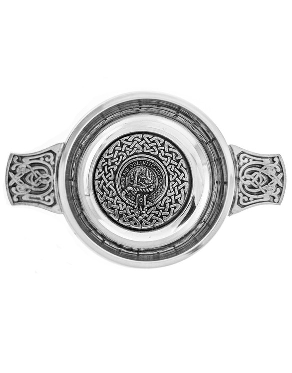 Quaich with Clan Crest 3"