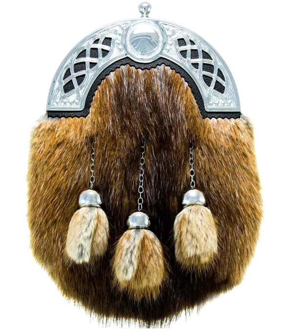 Brown Muskrat Formal Dress Sporran