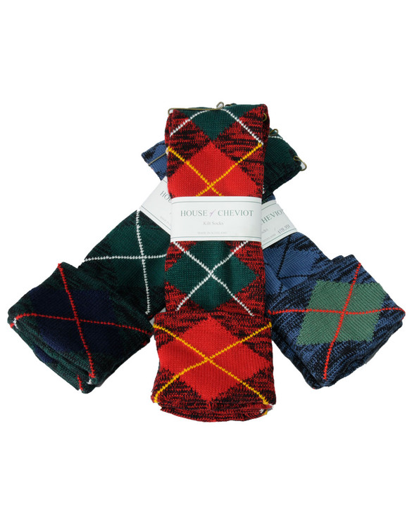 House of Chevoit Argyle Kilt Hose Image