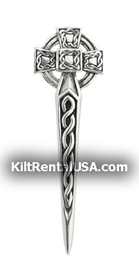 Celtic Cross Kilt Pin