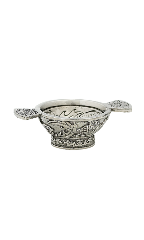1.25" Thistle Mini Pewter Quaich