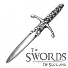 The Swords of Scotland - Laced Battle Sword Kilt Pin