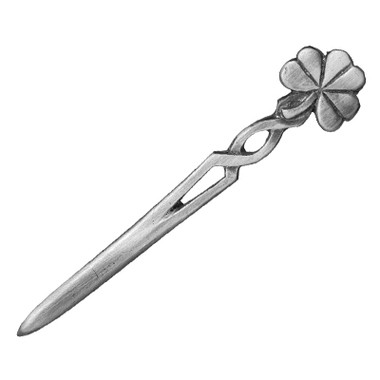 Shamrock Kilt Pin