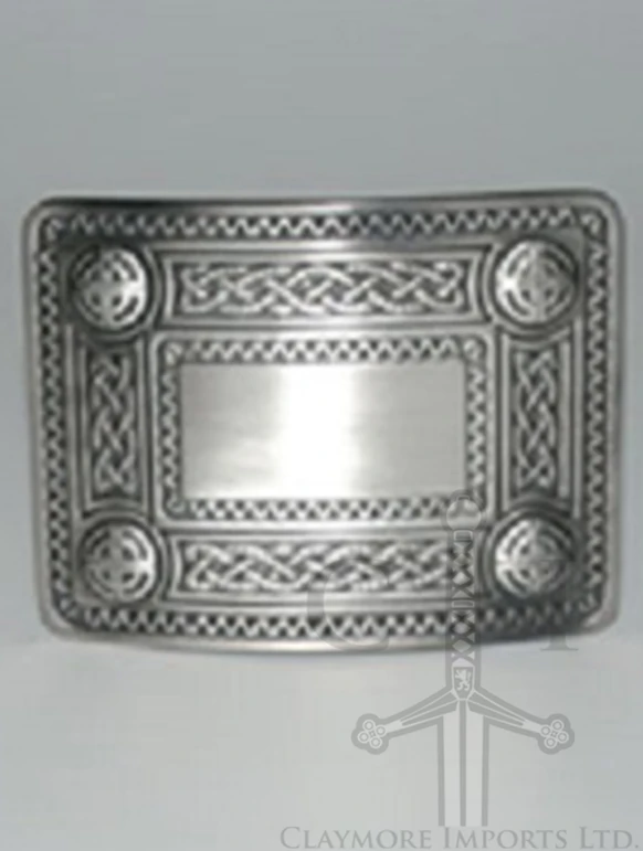 GMB87ASB Boys Celtic Knot Buckle (Antique)