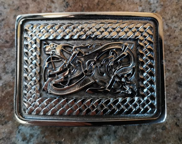 Celtic Hounds Buckle