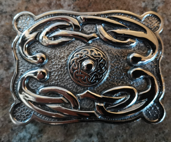 Contemporary Celtic Knotwork Buckle