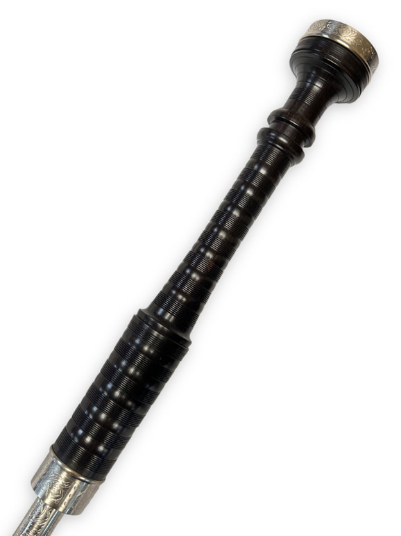McCallum Bagpipes AB4 Antique Thistle Engraved with Imitation Ivory Mounts