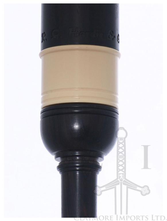R.G. Hardie Standard Blackwood Practice Chanter with Imitation Ivory Ferrule and Sole