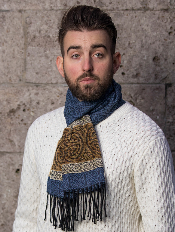 Celtic Scarf  Blue