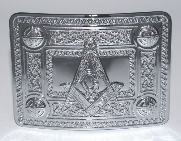 Masonic Thistle Buckle