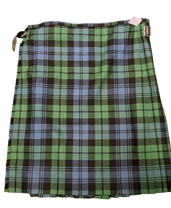 Like New Top Stitch Kilt: Campbell/Grant Hunting/Sutherland Hunting/Munro Hunting Ancient 36"-39" W 25"L