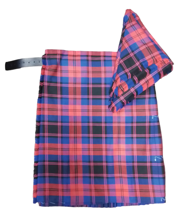 New Kilt: Grady Modern (8 Yard) 30"-33"W - 20"L and Fly Plaid