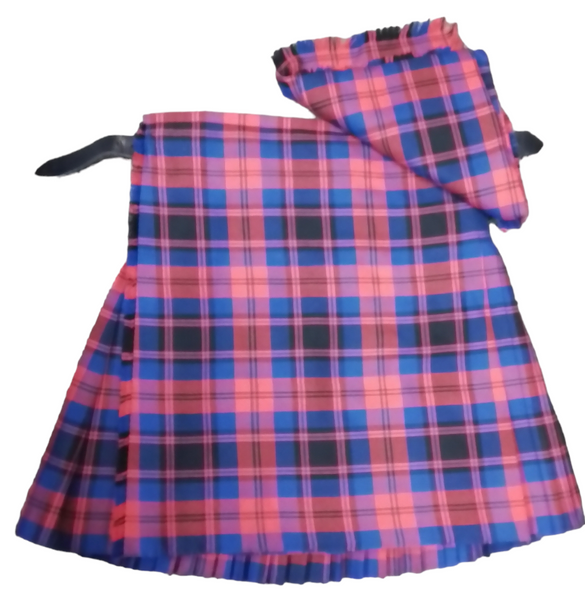 New Kilt: Grady Modern (8 Yard) 33-37"W - 22"L and Fly Plaid