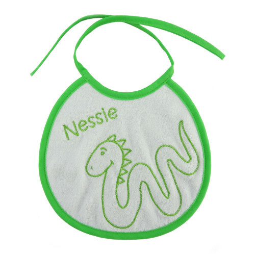 Embroidered Mini Bib - Nessie