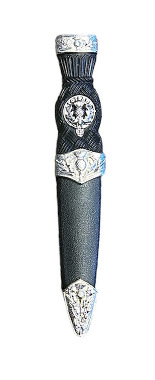 Sgian Dubh with Scottish Thistle