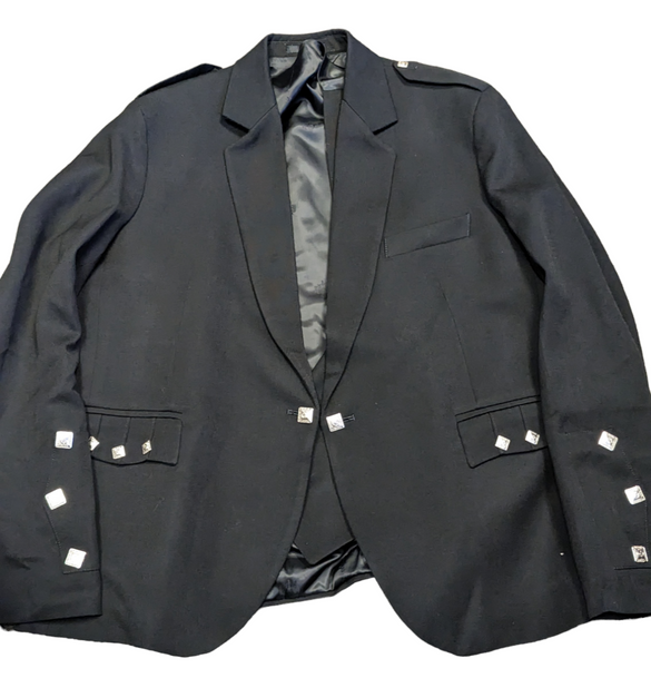 Argyle Jacket and Vest with Braemar Cuffs - Chain Button 54XL - NEW
