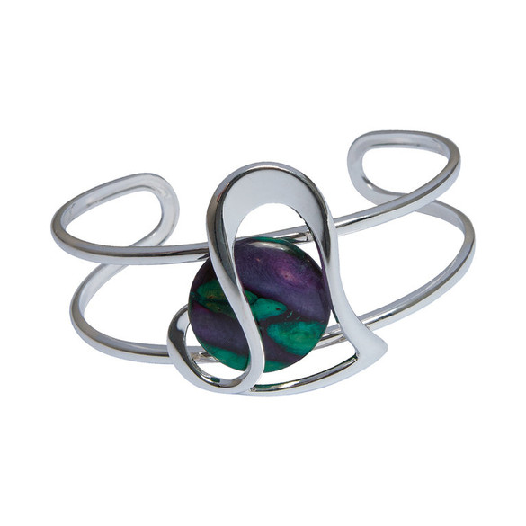 Heathergems Contemporary Heart Bangle