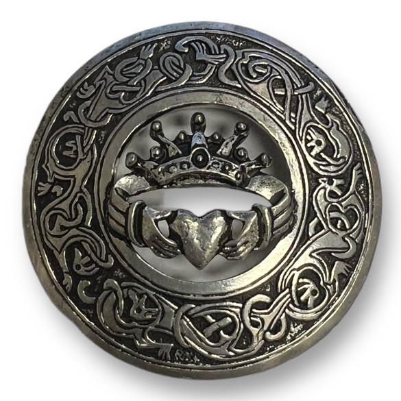 Traditional Claddagh Brooch