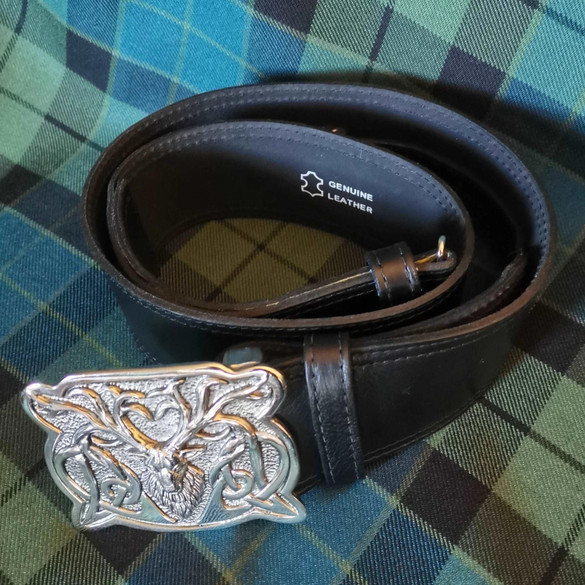 Montrose Style Kilt Belt by Afro Celtic Sporrans