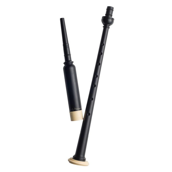 R.G. Hardie Long Plastic Practice Chanter with Imitation Ivory Ferrule and Sole