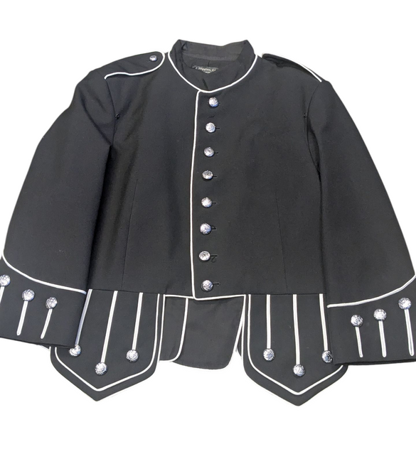 Used Black Military Doublet 46S
