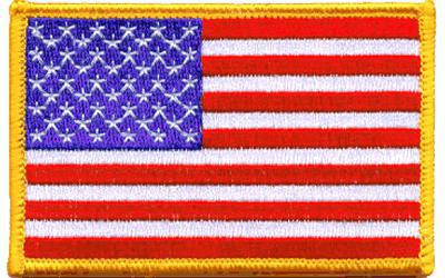 United States Flag Embroidered Patch