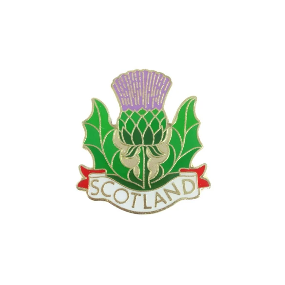 Thistle Pin Badge
