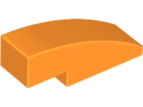 Slope, Curved 3x1 (1x3) No Studs (Orange)