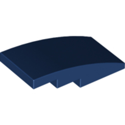 Slope, Curved 4x2 No Studs (Dark Blue)