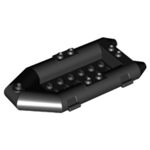 Boat, Rubber Raft, Small (Black)