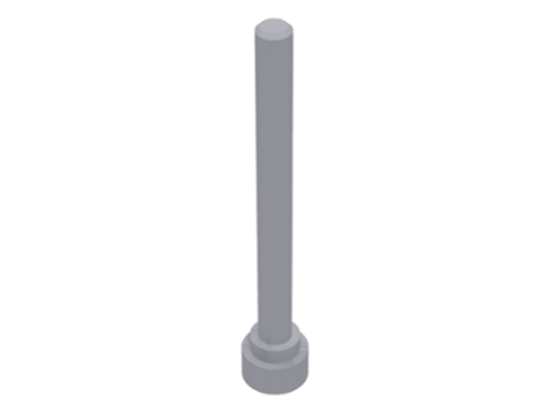 Antenna 1x4 - Flat Top (Light Bluish Gray)