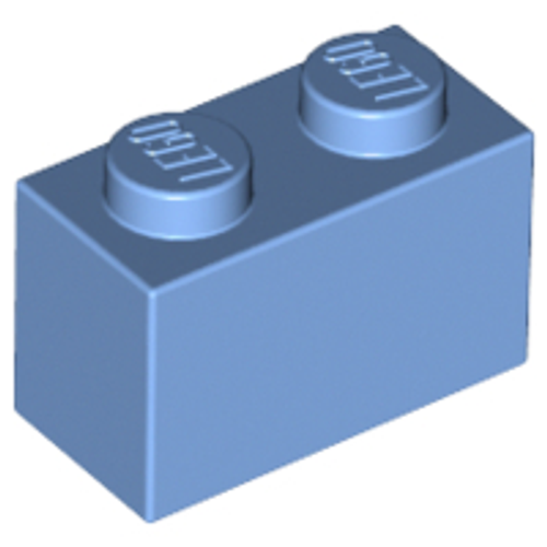 Brick 1x2 (Medium Blue)