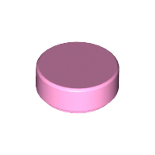 Tile, Round 1x1 (Bright Pink)