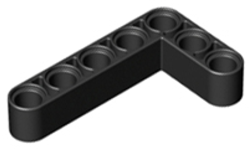 Technic, Liftarm, Modified Bent Thick L-Shape 3x5 (Black)