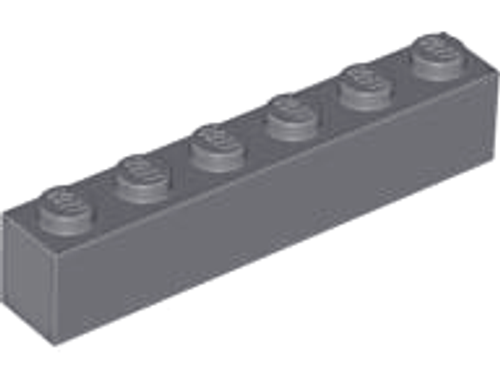 Brick 1x6 (Dark Gray)