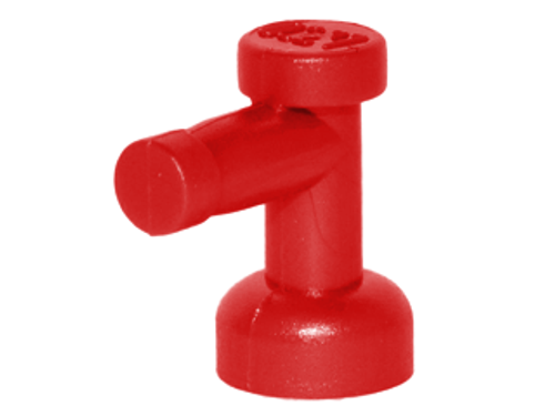 Tap 1x1 without Hole in Nozzle End (Red)