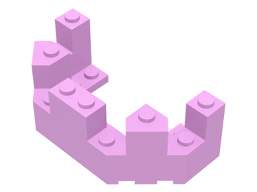 Castle Turret Top 4x8x2 1/3 (Bright Pink) Castle Turret Top 4x8x2 1/3 (Bright Pink)